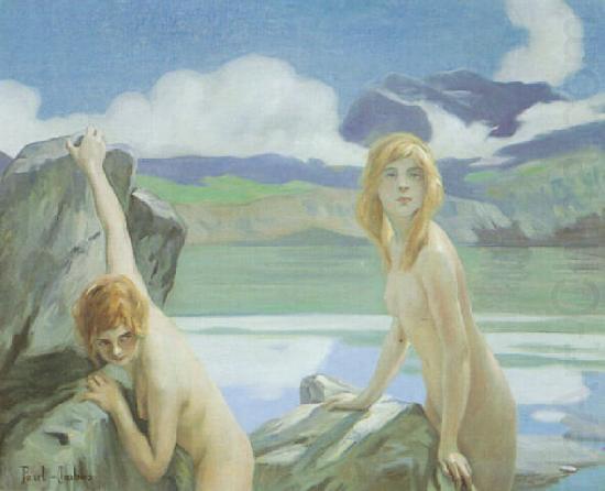 Paul Emile Chabas Two Bathers china oil painting image